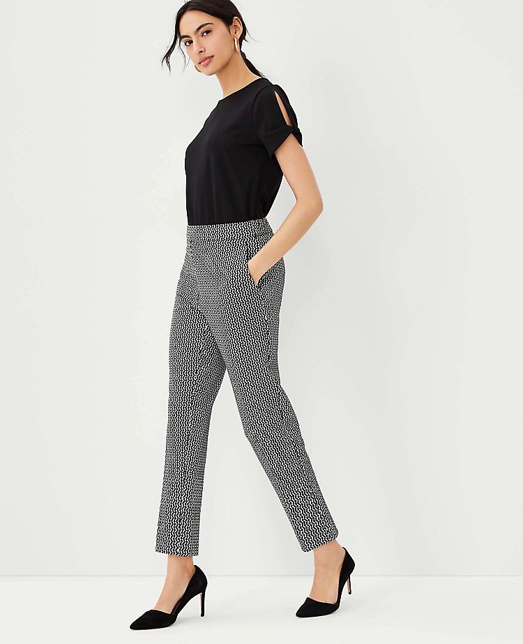The Geo Easy Ankle Pant | Ann Taylor | Ann Taylor (US)