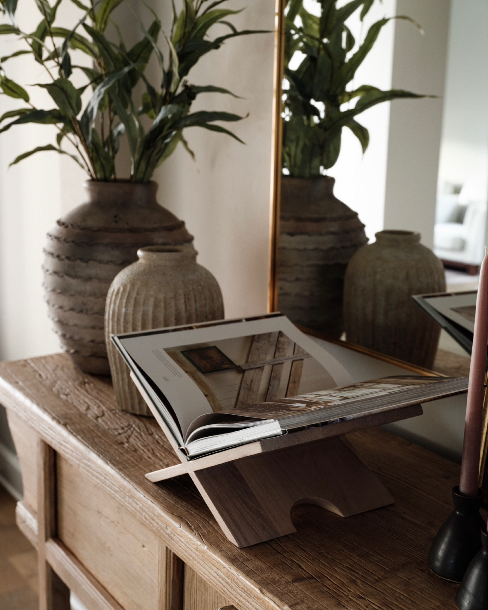 A console table moment with my favorite book stand 

#LTKhome