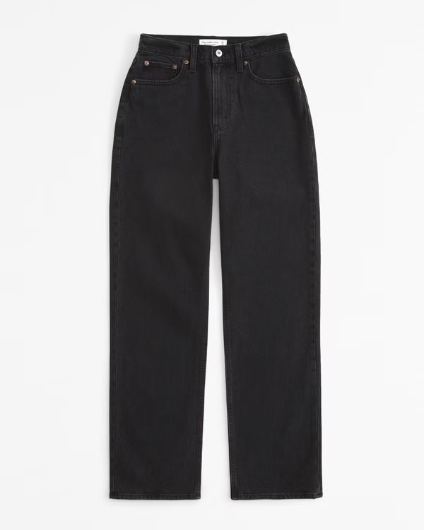 High Rise Vintage Straight Jean | Abercrombie & Fitch (UK)