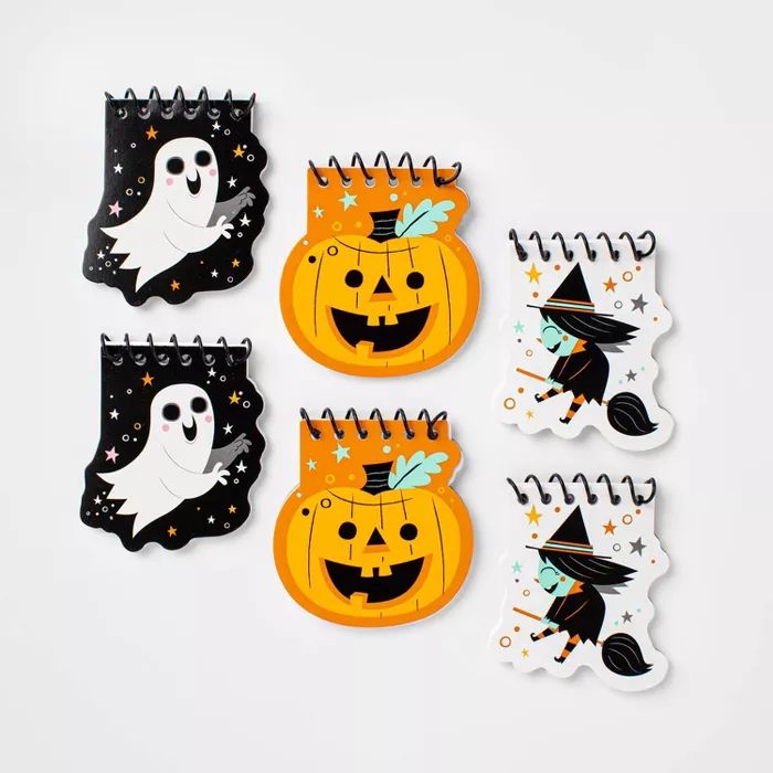 6ct Halloween Spiral Notebook Party Favors - Hyde & EEK! Boutique™ | Target