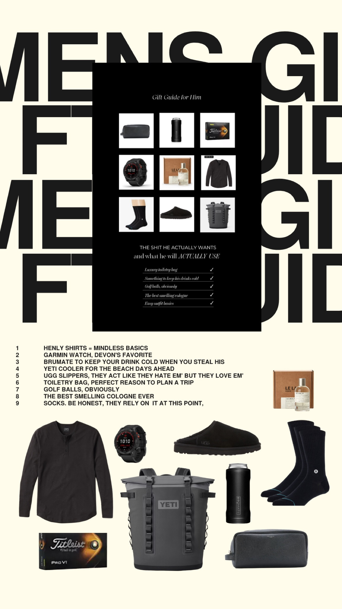 GIFT GUIDE FOR HIM | 2022 #giftguide #giftguideformen 

#LTKHoliday