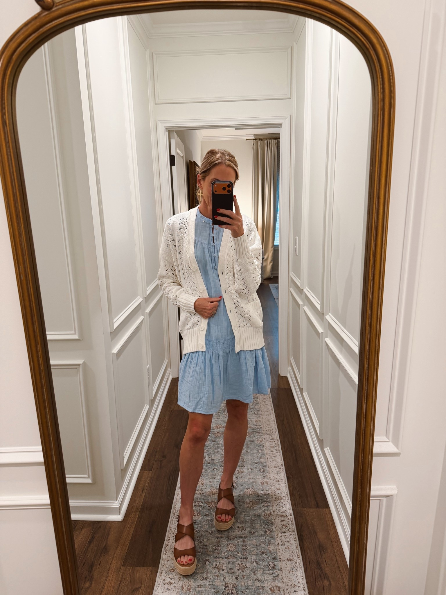 Steal my Sunday style… and trust me, this one is a STEAL. Two easy outfits for less than the price of brunch. 🤍 Affordable, easy, and actually wearable in real life… my favorite kind of finds. Comment SUNDAY and I’ll send you the links so you can steal these looks too. 

This $20 Walmart dress is one of those pieces you’ll reach for all season long. The double cloth fabric is super soft with the cutest puff sleeves and a smocked drop waist that gives it the most flattering fit. Wearing an XS and it also comes in other colors.

Another Walmart win. This cotton striped top is under $15 and such an easy everyday piece. It comes in multiple colors and pairs perfectly with denim, shorts, or skirts. Wearing a small. The jeans are also Walmart and under $30 (wearing a 0).


#LTKmomlife #LTKdayinmylife #LTKootd