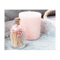 Blush Pink Matchstick Jar. Pink matches. Colored matches. Long matches. Stocking Stuffer. Gifts for her. Christmas gift. Hostess gift. | Etsy (US)