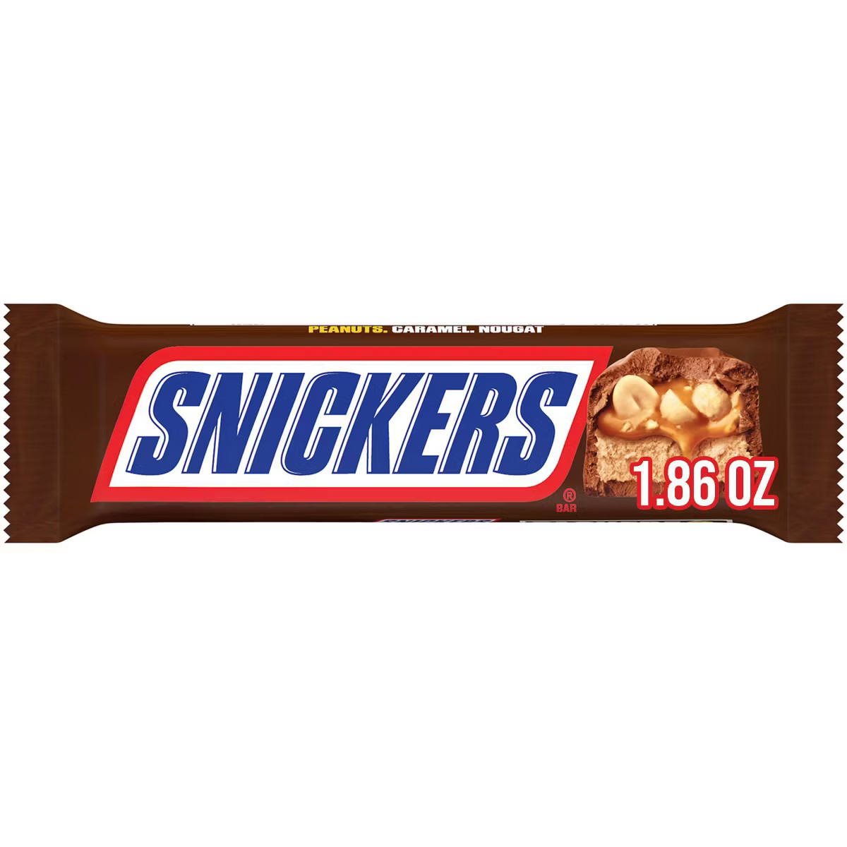 Snickers Full Size Chocolate Candy Bar - 1.86oz | Target