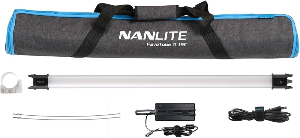 NANLITE PavoTube II 15C LED RGB Tube, 2.4G Bluetooth Smart Wireless Control, 2700K-7500K (G/M±15... | Amazon (US)