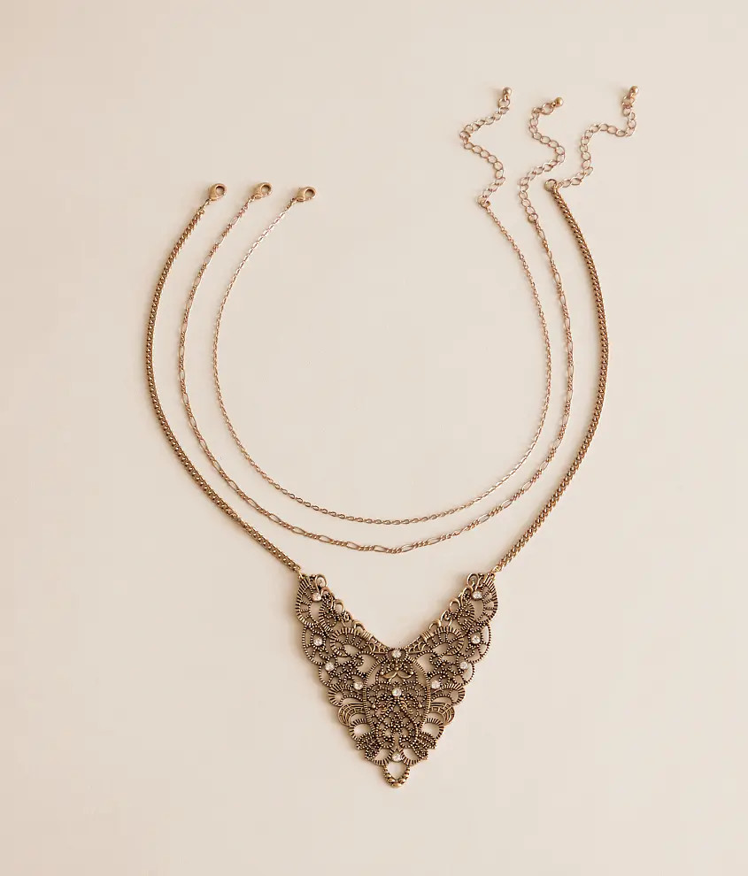 3 Pack Statement Necklace Set | Buckle