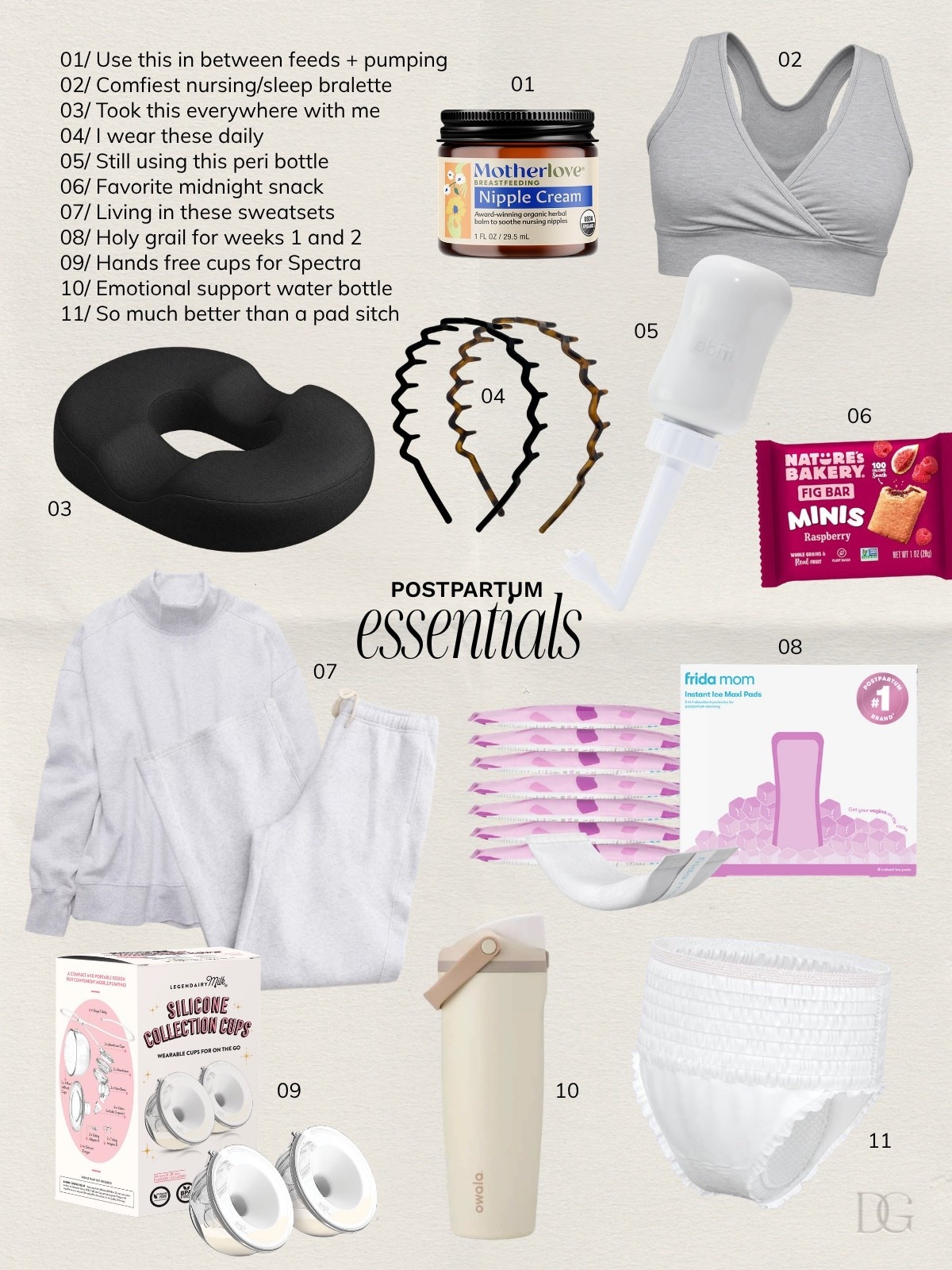 Postpartum essentials for when I was running on fumes. Especially helpful weeks 1 & 2 but still using most 3 weeks out!

#LTKBaby