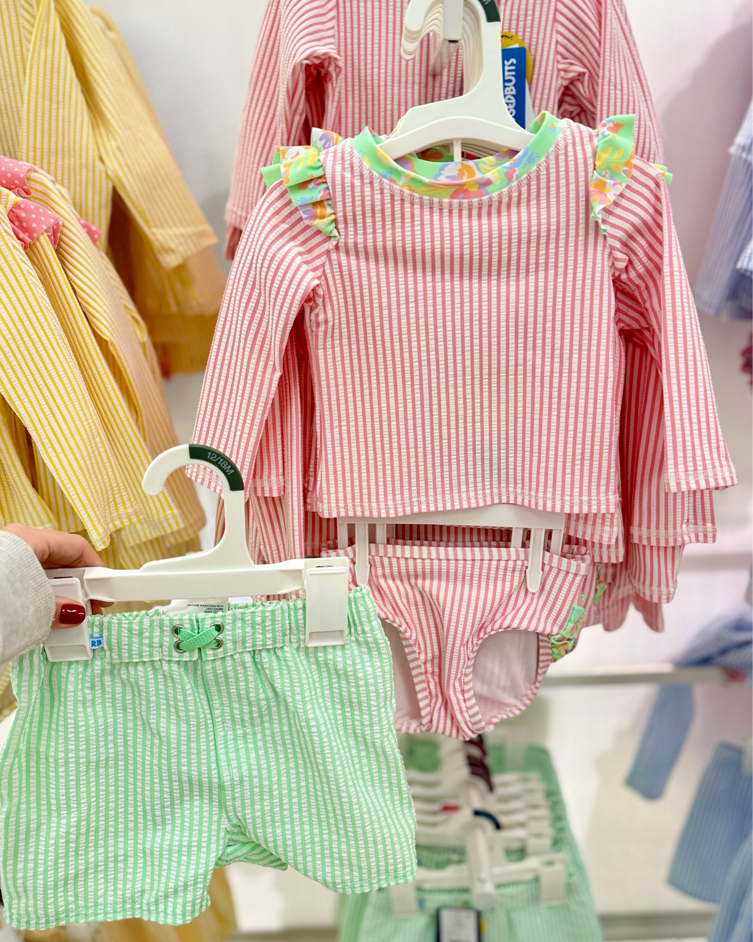 NEW at Target 👀 toddler girls and boys ruffle butt swim suits 🥹😍 SO cute for the Summer! 
-
#target #targetmom  #toddlergirl #toddlerboy #kidswim #toddlergirl #girlmom

#LTKSwim #LTKKids #LTKBaby