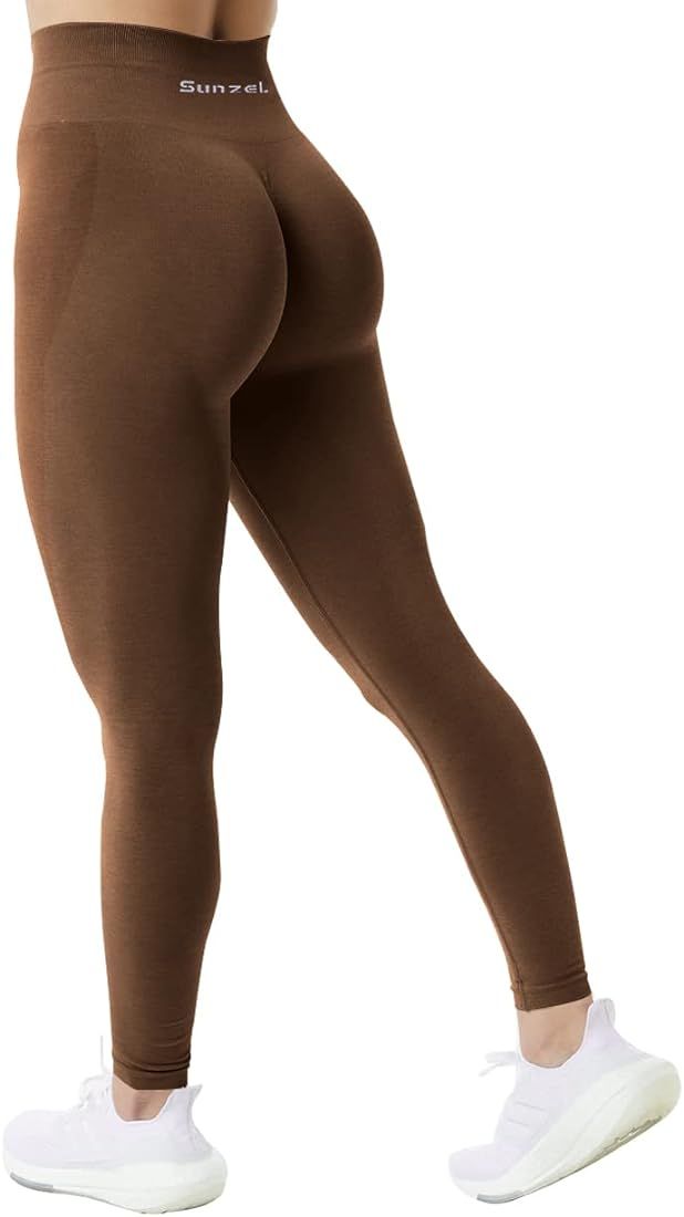 Sunzel Scrunch Butt Lifting Leggings Women High Waisted Seamless Workout Leggings Gym Booty Tights T | Amazon (US)