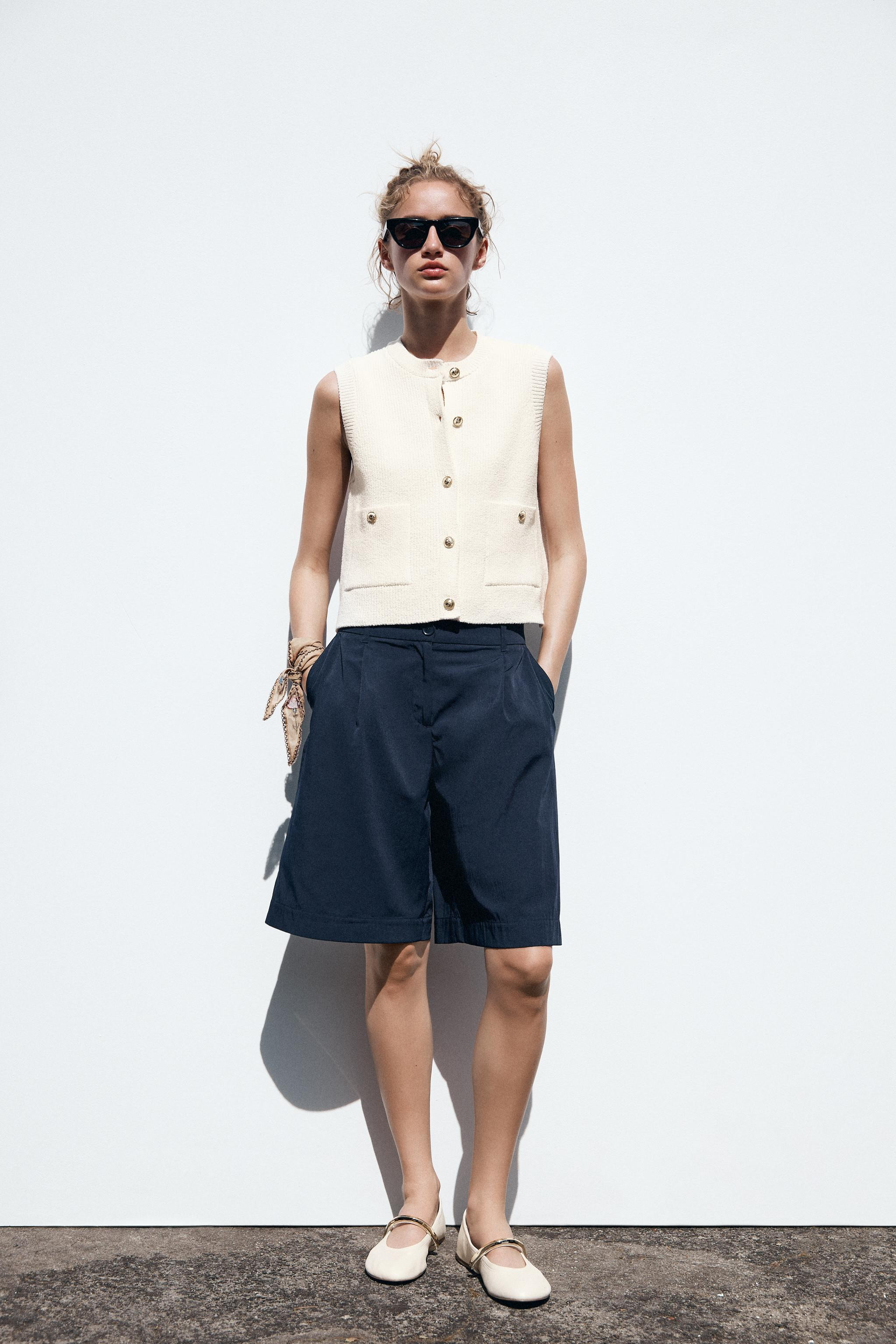 SMOOTH KNIT VEST TOP | Zara US