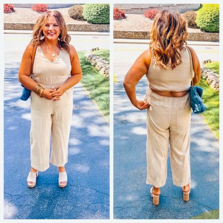 This jumpsuit is so comfy. It has an adorable back cutout. I didn’t have it with me, but it looks so good with a denim jacket. It’s linen, which is so nice when it gets really hot out.
Jumpsuit, neutrals, vacation outfit, date night outfit, resort wear, affordable fashion 

#LTKstyletip #LTKfindsunder50 #LTKSeasonal