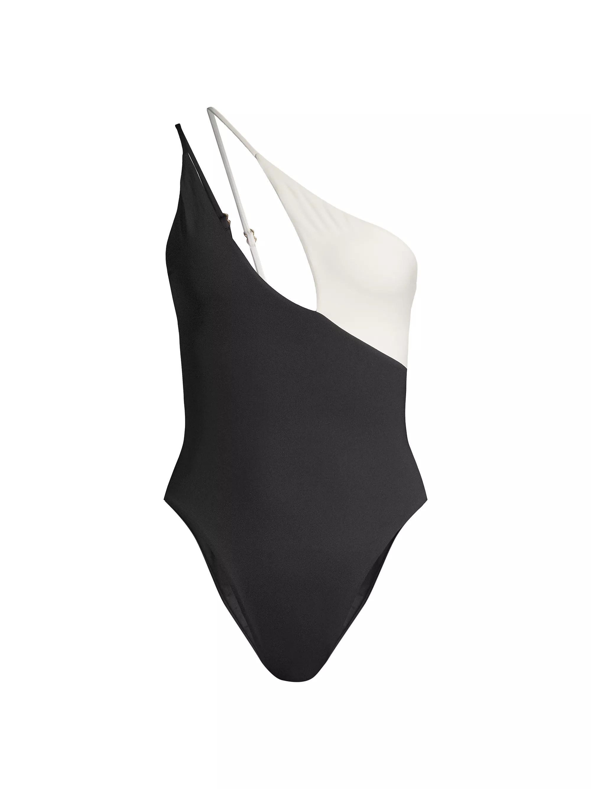 Raquel Asymmetric One-Piece Swimsuit | Saks Fifth Avenue