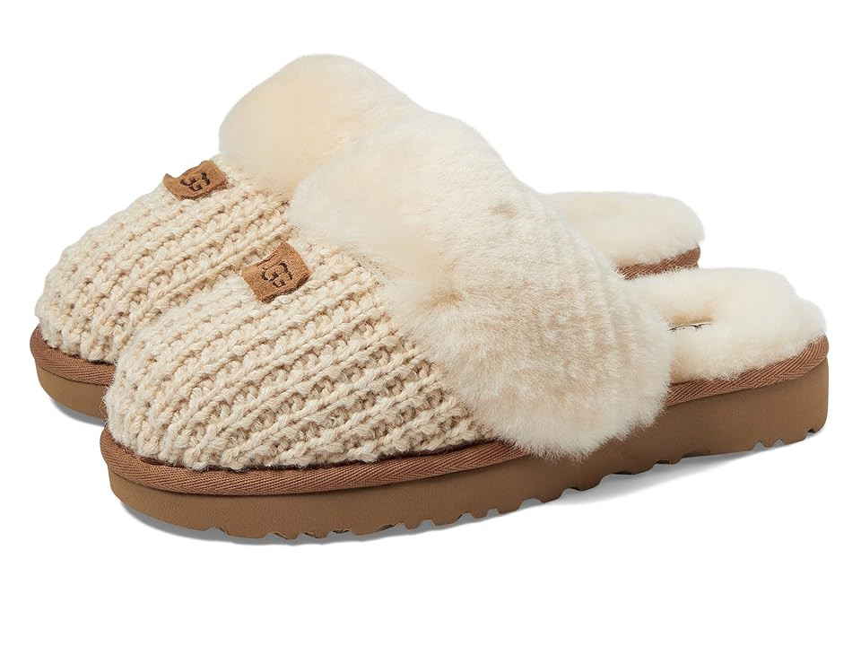 UGG Cozy Knit Slipper Women's Slippers New Cream : 5 B - Medium, Sheepskin/Textile | Zappos