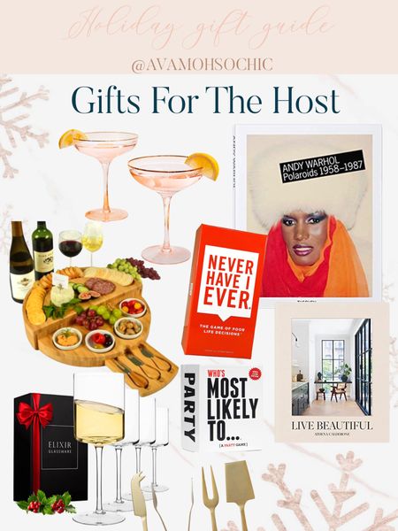 Holiday Gift Guide: Gifts For The Hostess with the Mostess in your life! 


avamohsochic| GiftGuide| GiftsForHer | GiftsForFriends | GiftsForFamily | GiftsForTheHomebody | GiftsUnder100 | GiftsForEveryone |PartyGames | Charcuterie| StemGlasses| Coffee Table Books

#LTKHoliday #LTKGiftGuide #LTKunder100