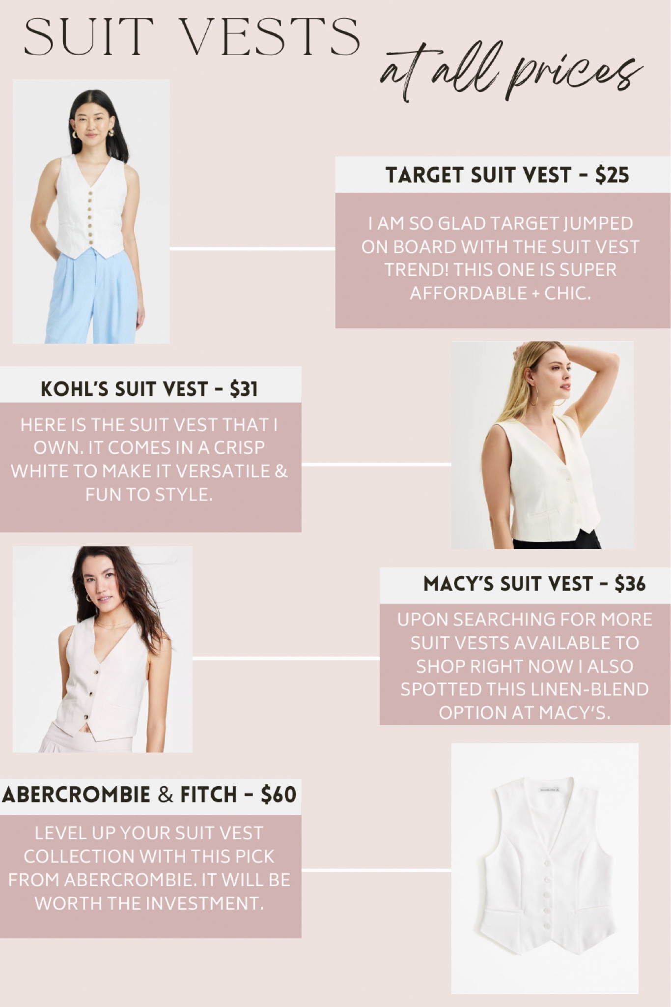 Suit vest style

#LTKFindsUnder50 #LTKSeasonal #LTKMidsize