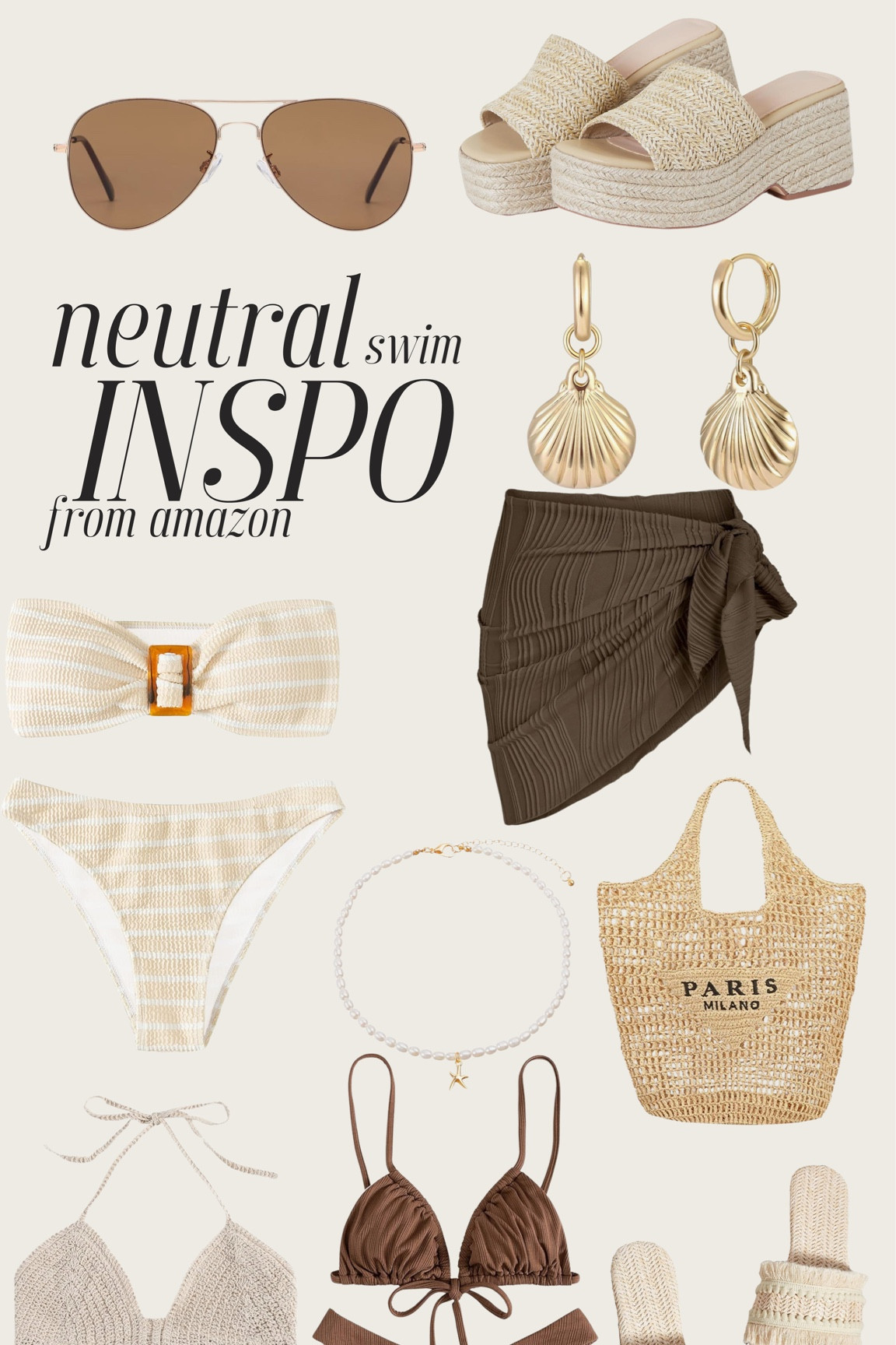 Amazon neutral swim!

#LTKstyletip #LTKswim #LTKfindsunder50