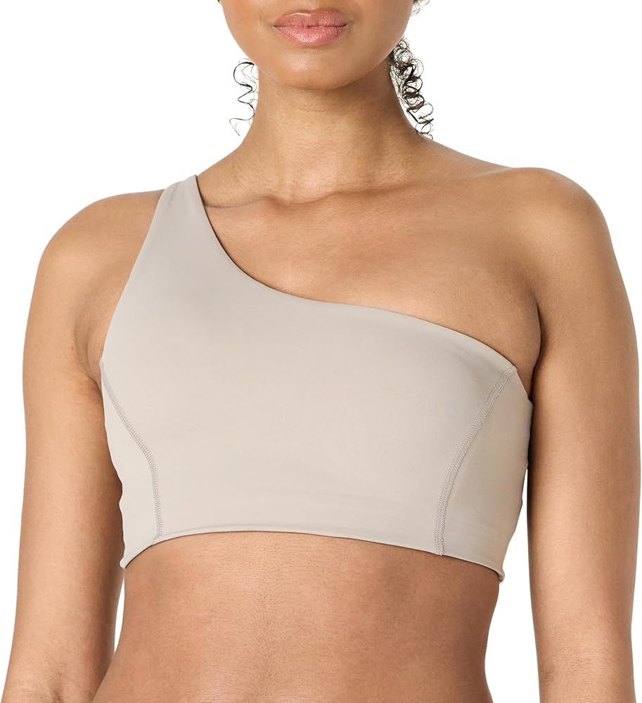 Amazon Essentials Women's Active FormFlex Buttery Soft Light Support One Shoulder Strappy Back Sp... | Amazon (US)