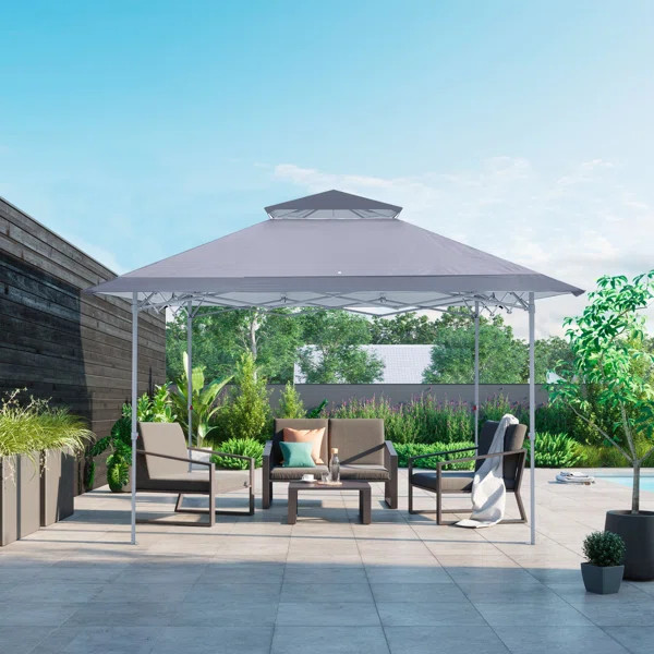 11.9 Ft. W x 11.9 Ft. D Steel Pop-Up Canopy The Pop Up Canopies | Wayfair North America