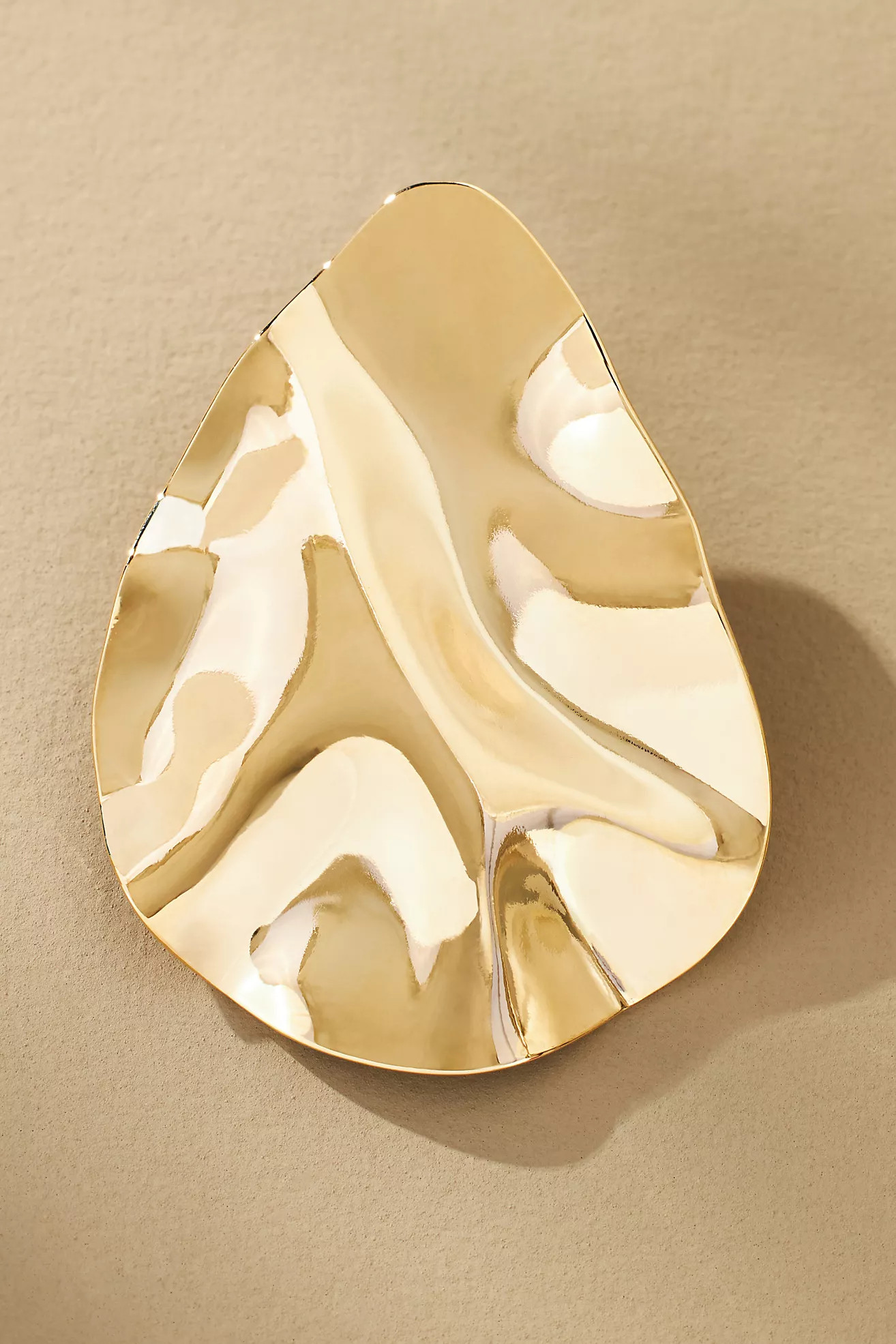 Crinkled Teardrop Post Earrings | Anthropologie (US)