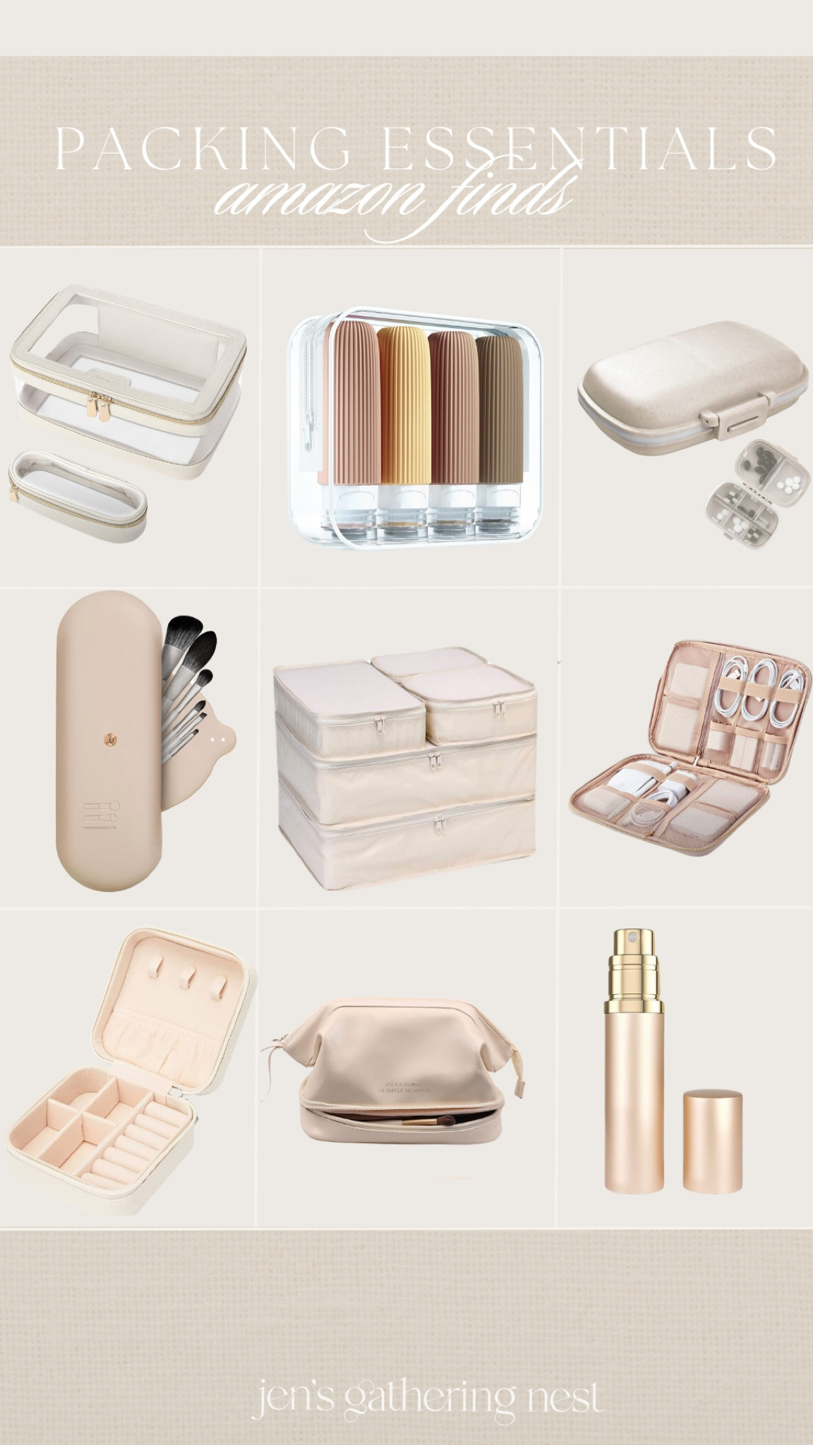 Amazon packing essentials for all of your post holiday travels ✈️

#amazon #amazonfinds #amazonhaul #amazontravel #travelfinds #packing #packingcubes #travelmusthaves

#LTKtravel #LTKfindsunder50