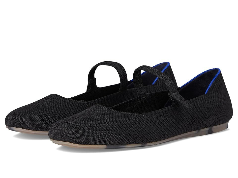 Rothy's The Square Mary Jane Women's Dress Flat Shoes Black : 11.5 M, Synthetic | Zappos