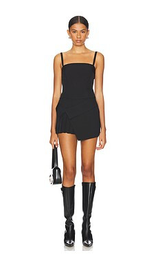 superdown Alia Skirt Set in Black from Revolve.com | Revolve Clothing (Global)