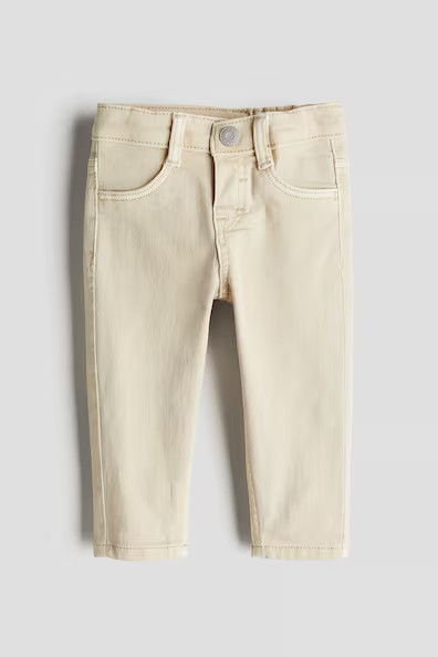 H & M - Slim Fit Jeans - Beige | H&M (UK, MY, IN, SG, PH, TW, HK)