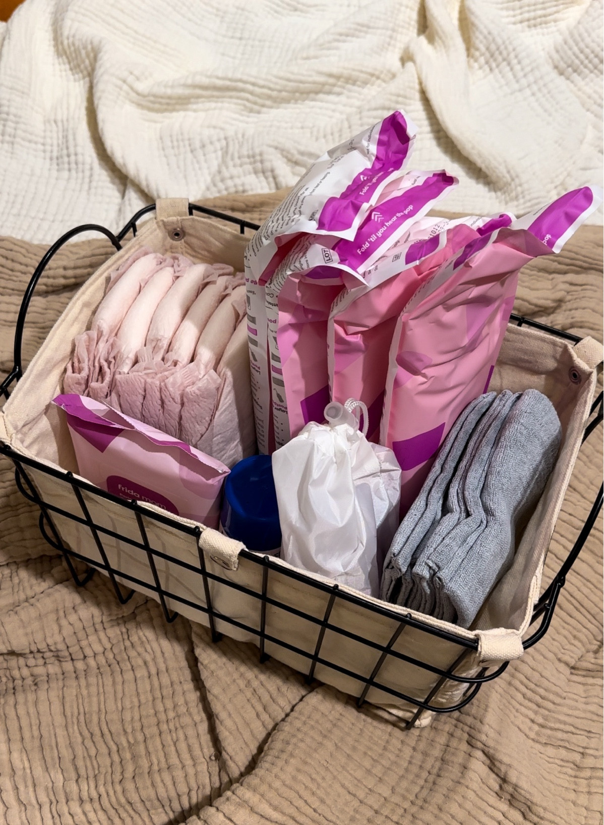 my postpartum bathroom care basket ✨ 

#LTKBump #LTKBaby #LTKHome