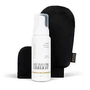 Tanning Starter Pack: Dark Sunless Tanning Mousse + Applicator Mitts. | Amazon (US)