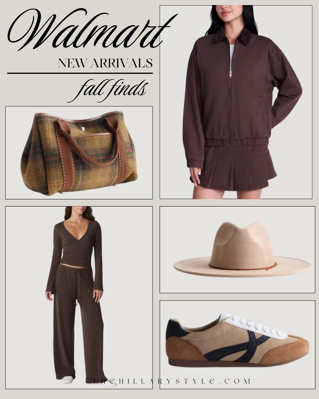 Walmart Fall Fashion Finds in the Season’s Best Neutrals

Walmart’s newest fall fashion arrivals are leaning into the colors and textures of the season. Chocolate brown, camel, plaid, suede-inspired accessories, retro sneakers, and easy matching separates give these affordable finds an elevated, effortlessly cool feel. Save these Walmart fashion finds for building your everyday fall wardrobe for less.

#WalmartFashion #WalmartFinds #WalmartStyle #WalmartNewArrivals #FallFashion #FallOutfits #FallStyle #AffordableFashion #TransitionalStyle #ChocolateBrown #BrownTrend #SuedeStyle #PlaidStyle #RetroSneakers #EverydayStyle #CapsuleWardrobe #LTKFashion #LTKFinds #PinterestFashion #TheHillaryStyle 

 

#LTKootd #LTKmomlife #LTKSeasonal