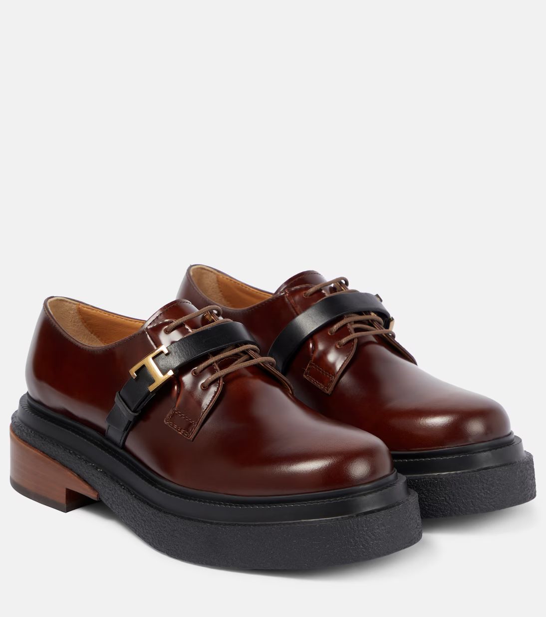 Leather Derby shoes | Mytheresa (US/CA)