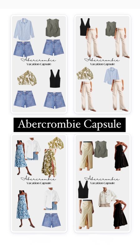 Abercrombie 12 items 16 outfits
Perfect vacation capsule
#abercrombie

#LTKsalealert #LTKstyletip #LTKSeasonal