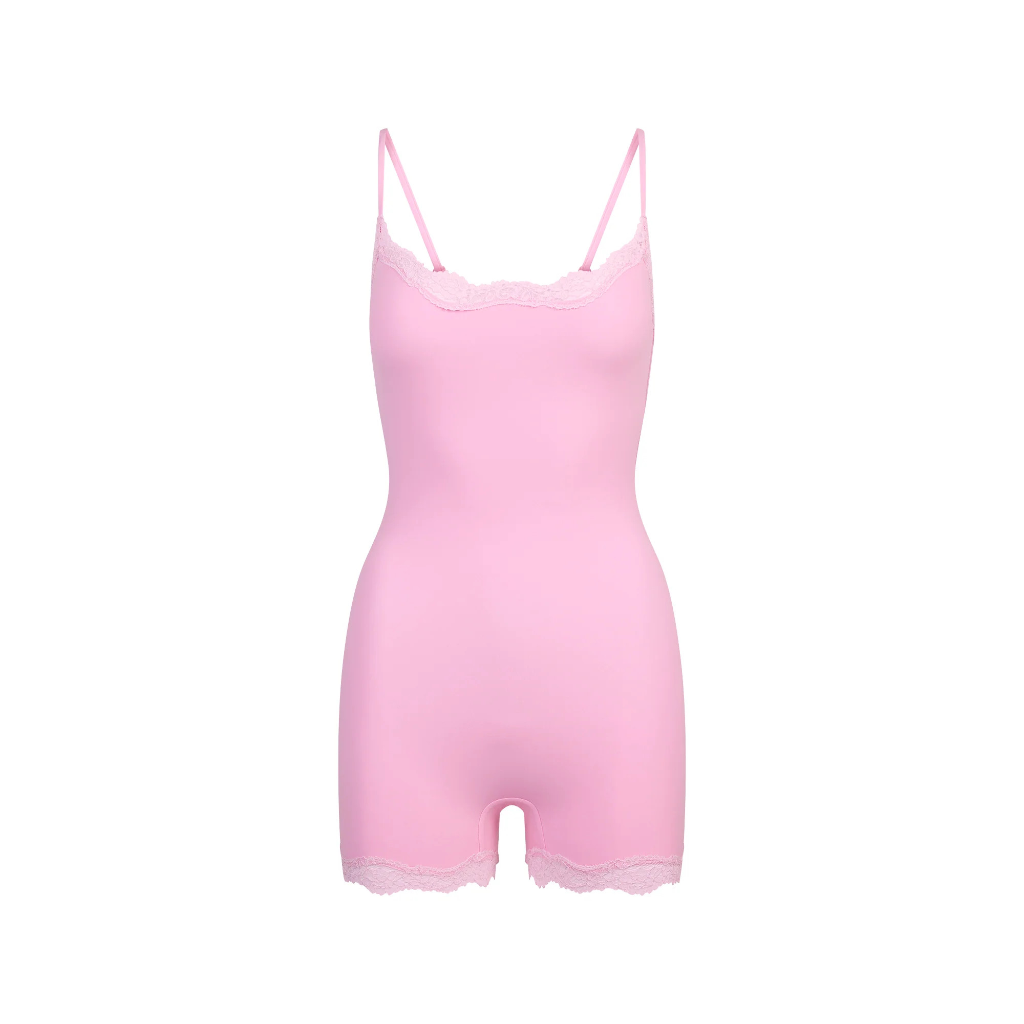 FITS EVERYBODY LACE ONESIE | BUBBLE GUM TONAL | SKIMS | SKIMS (US)