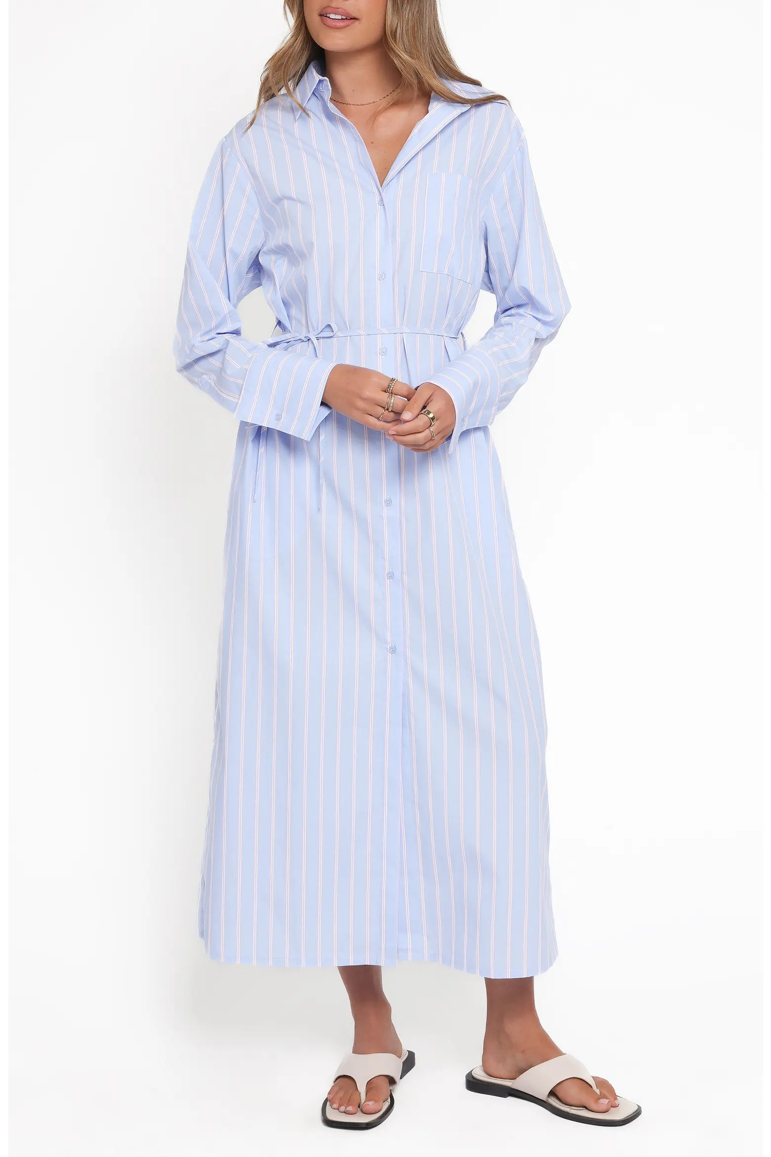 Harlan Long Sleeve Cotton Shirtdress (Women) | Nordstrom | Nordstrom