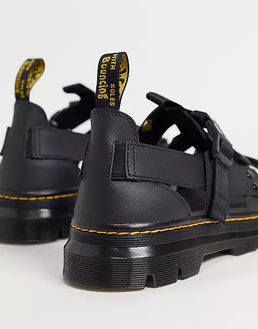 Dr Martens pearson tech sandals in black | ASOS (Global)