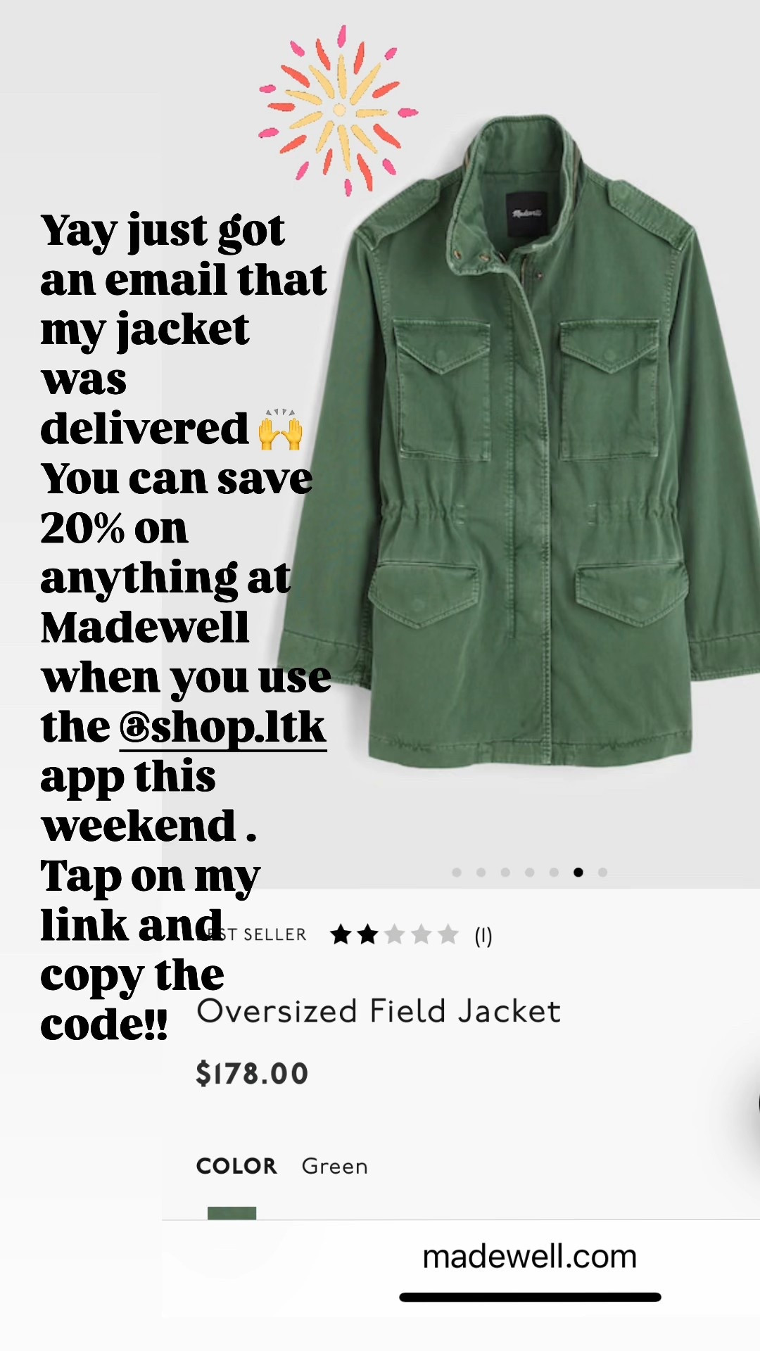 Copy the Code to receive  the exclusive LTk x Madewell discount this weekend only! 

#LTKSaleAlert #LTKFindsUnder100 #LTKxMadewell