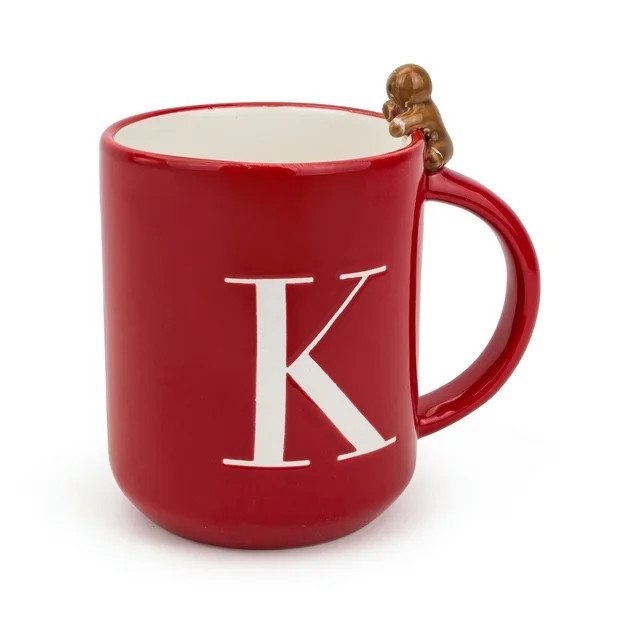 Holiday Times Ceramic Monogram Mugs - K | Walmart (CA)