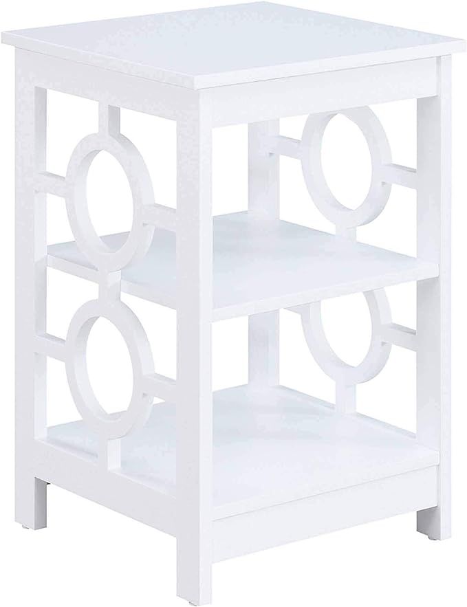 Convenience Concepts Ring End Table, White | Amazon (US)