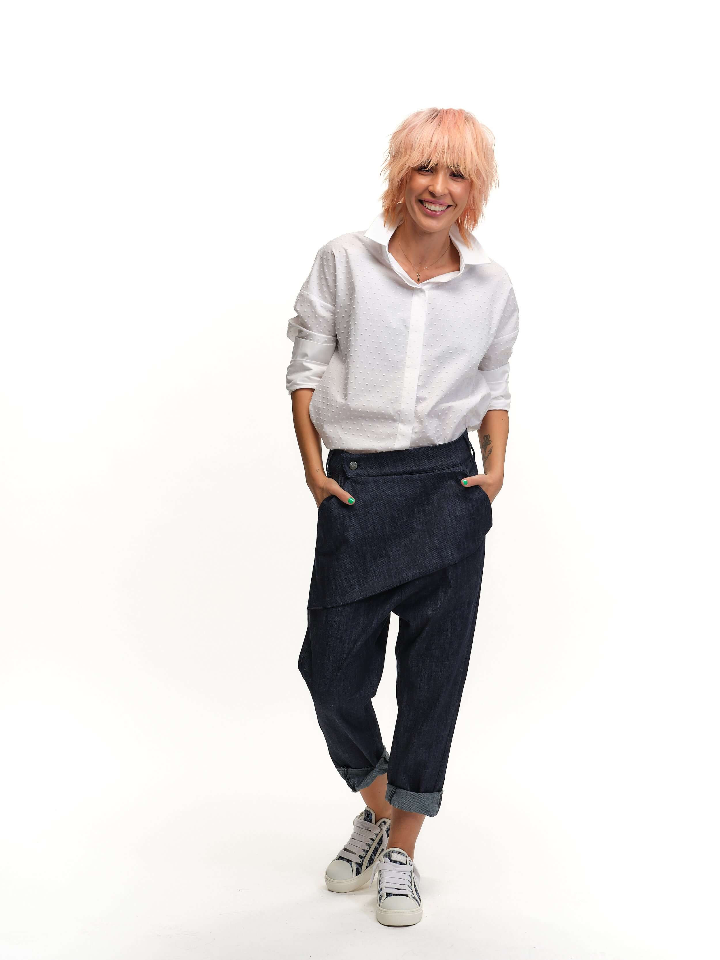 Drop-Crotch Flap Jeans | Clothes by Locker Room