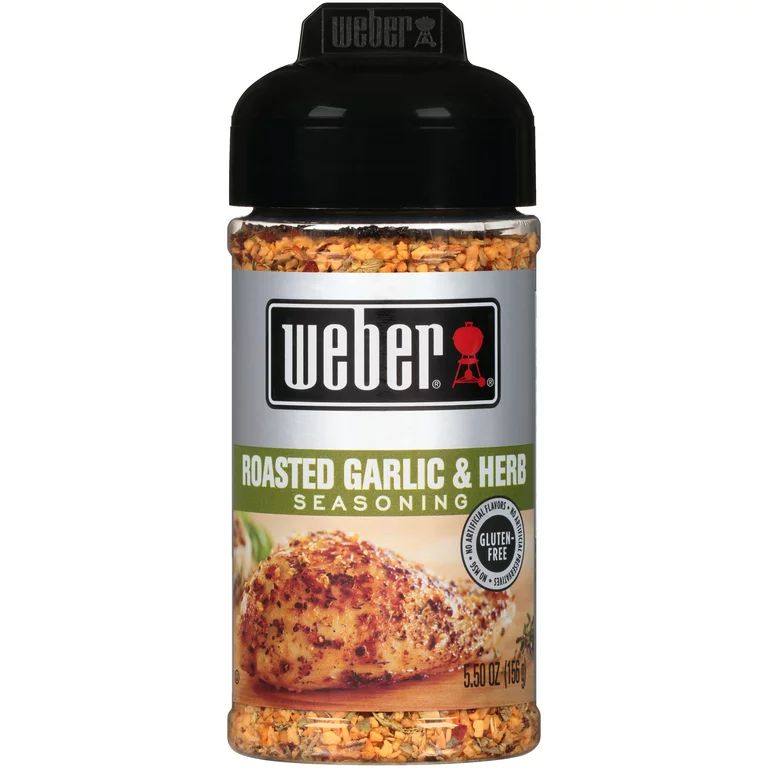 Weber Roasted Garlic & Herb Seasoning, 5.5 oz | Walmart (US)