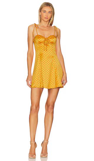 Tahoe Dress in Mango Orange Dot | Revolve Clothing (Global)