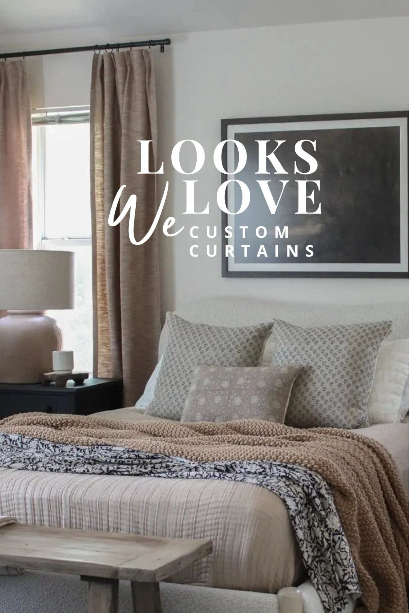 We love custom curtains by Two Pages Curtains. So many options to make them your own! 👏🏻

#windowtreatments #bedroom #lovingroom 

#LTKHome #LTKStyleTip #LTKSaleAlert