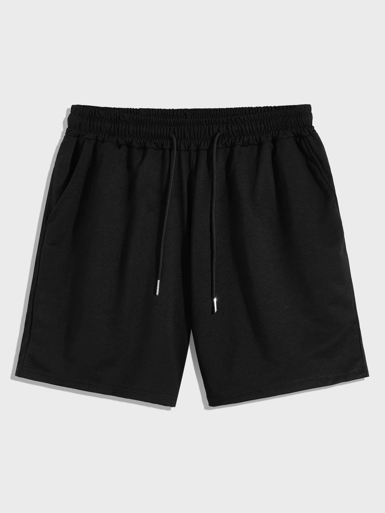 Men Drawstring Waist Solid Track Shorts
   SKU: smshorts01201128351      
          (9999+ Review... | SHEIN