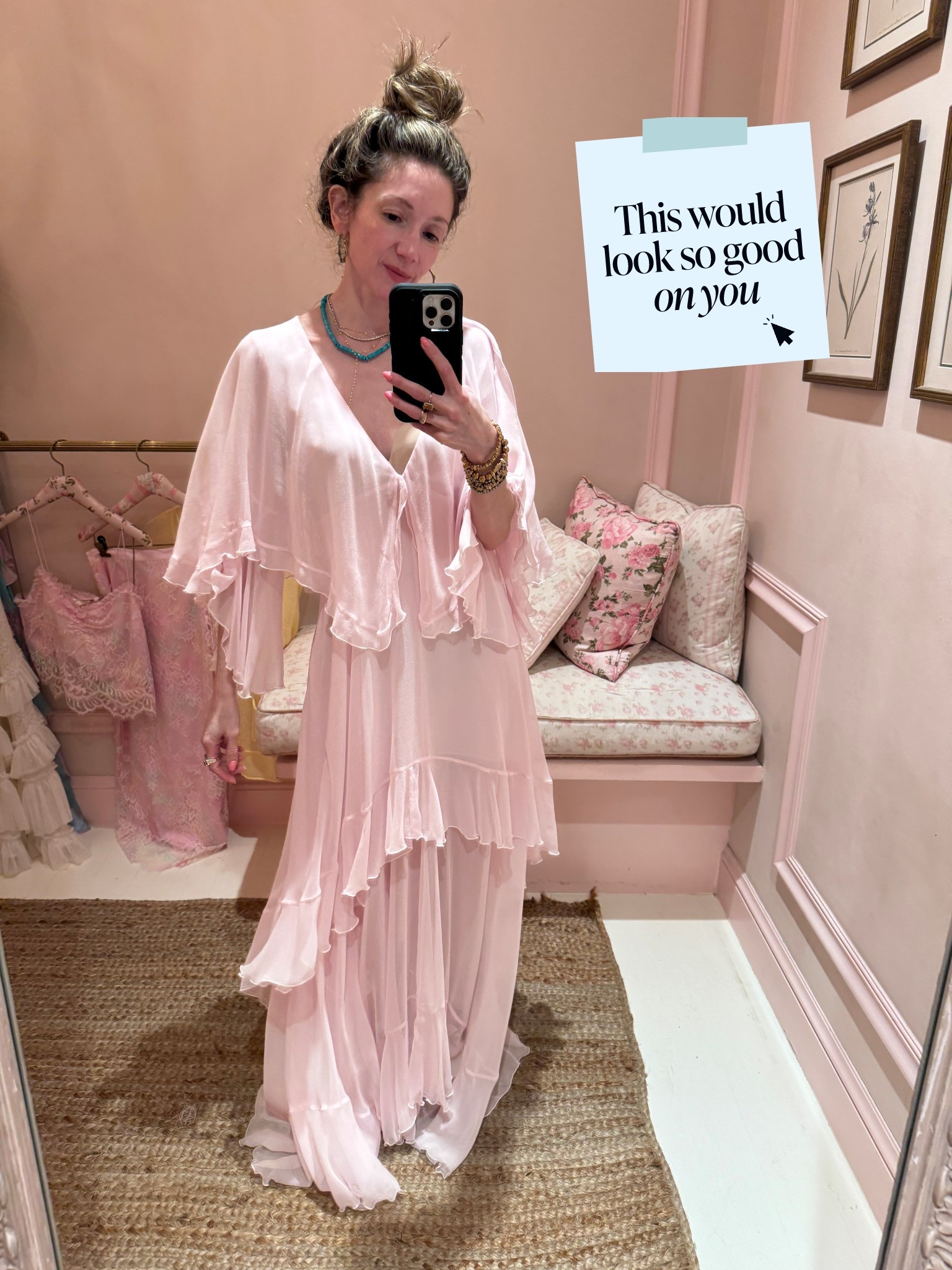 Effortless chiffon dress! So pretty and comes in blue, size down! 👌great for parties and wedding guest dresses 

#LTKParties #LTKStyleTip #LTKOver40