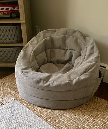 We love this bean bag chair! It’s comfy and doesn’t warp at all! Comes in a bunch of colors as well! 

#LTKkids #LTKfamily #LTKbaby