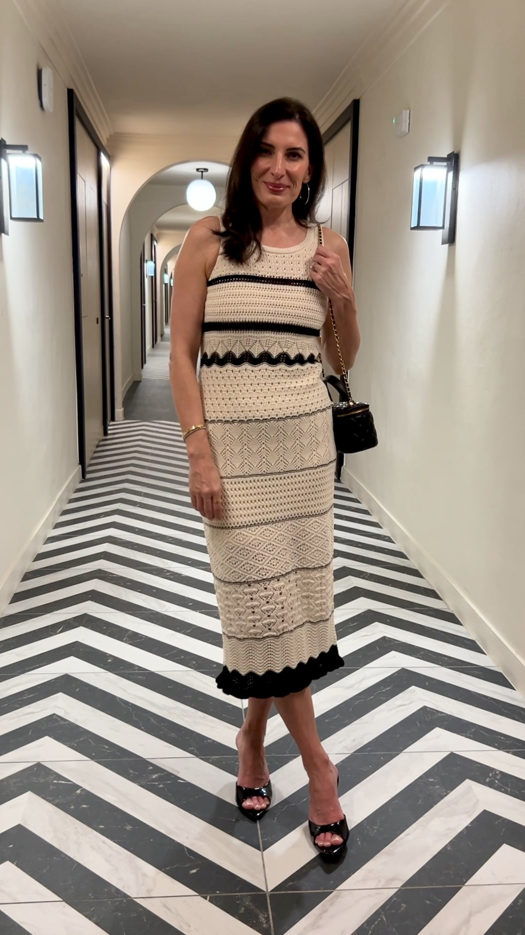 Crochet dress, vacation dress, resort wear, train case quilted leather bag 

#LTKFindsUnder50 #LTKMidsize #LTKOver40