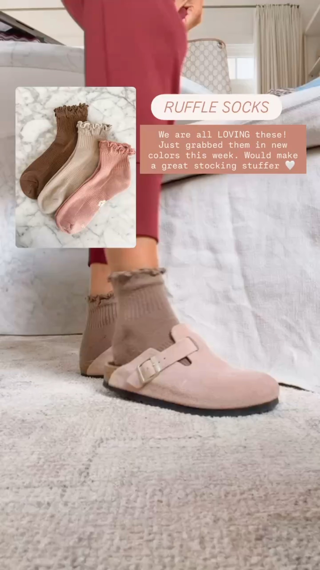 These ruffle socks make a great stocking stuffer for her! 

Loverly Grey, Target find, ruffle socks, stocking stuffer for her 

#LTKFindsUnder50 #LTKGiftGuide #LTKHoliday