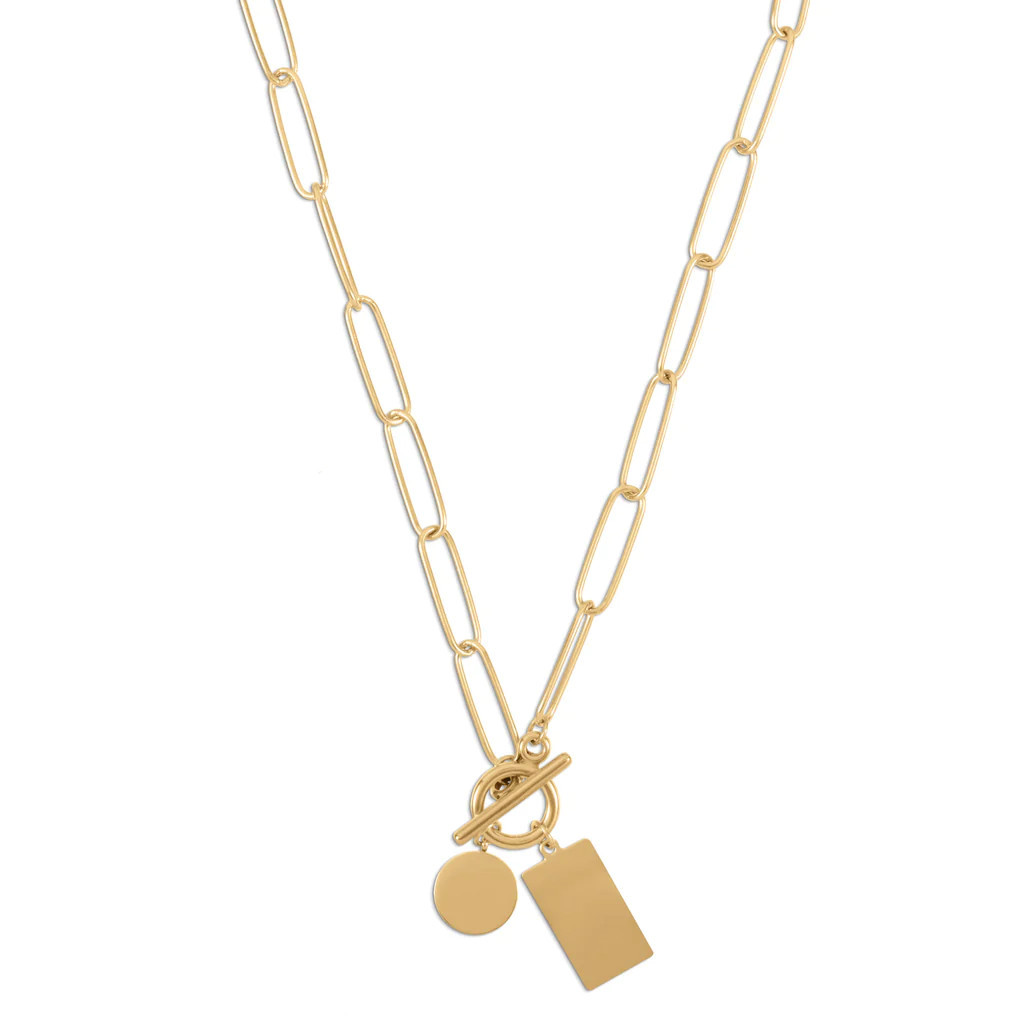 Ellie Vail - Kaylee Toggle Charm Necklace | Ellie Vail Jewelry