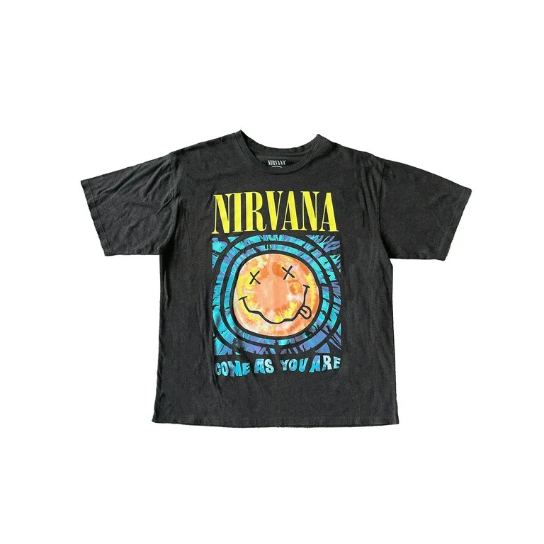 Nirvana Men’s & Big Men’s Smiley Tie Dye Graphic Tee, Sizes XS-3XL | Walmart (US)