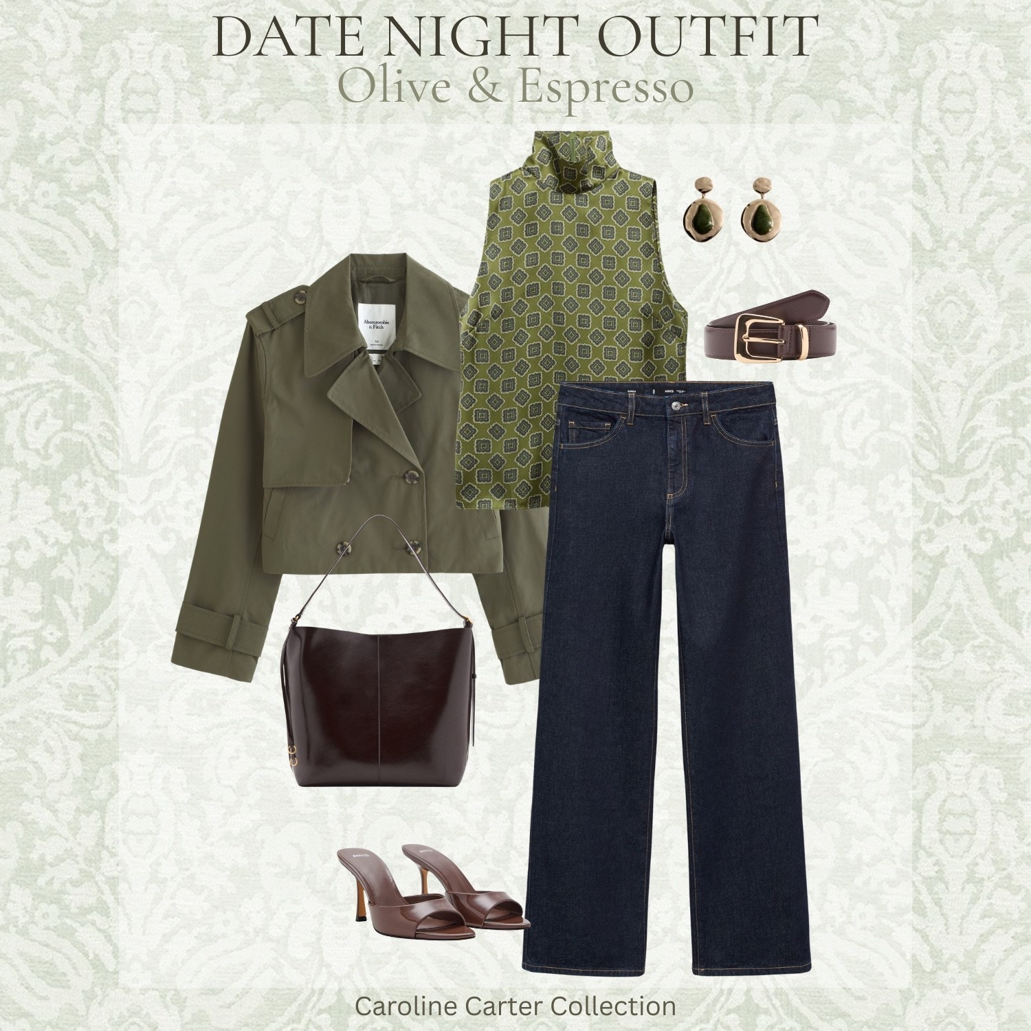 Olive & espresso tones for the perfect fall date night 🍂 Sophisticated, cozy, and timeless.

date night outfit, fall outfit, olive green style, espresso brown accessories, chic layers, classic denim, autumn fashion, Caroline Carter Collection, elegant style, elevated casual look

#LTKStyleTip #LTKFindsUnder100